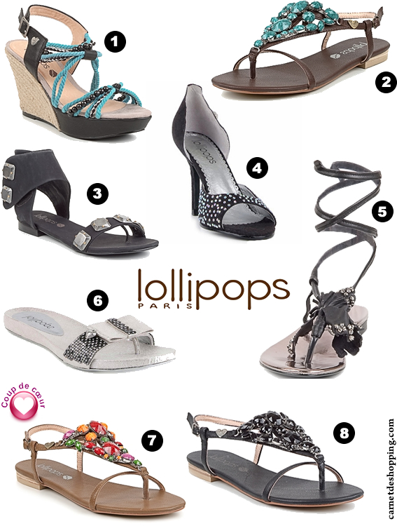 Sandales bijoux Lollipops