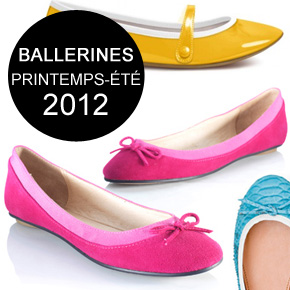 Chaussures : 50 paires de ballerines pour le printemps 2012