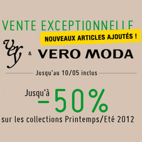 Vente privée Vero Moda chez Monshowroom (jusqu’au 10/05/12)