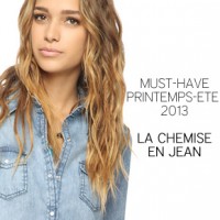 Tendance : la chemise en jean, must-have printemps-été 2013
