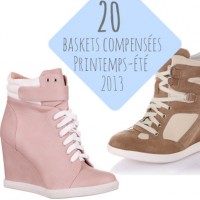 Chaussures : des baskets compensées pour le printemps 2013
