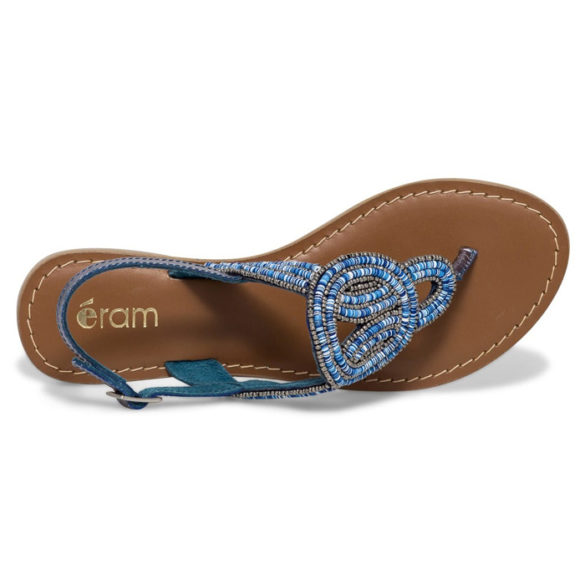 Nu-pieds en cuir ornés de perles, Eram