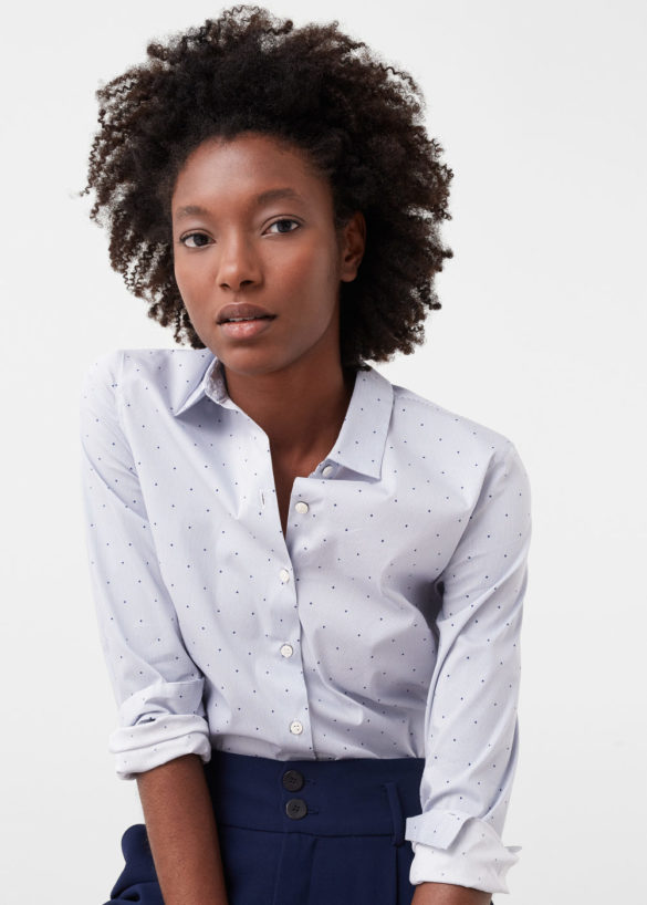 Mango automne 2016 - Chemise à pois PEPE